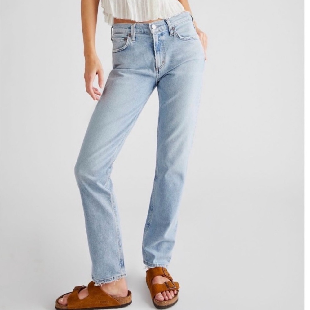 Current Season AGOLDE Lyle Straight Leg, Low Rise Jeans